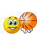 Basket ball smileys et emoticones