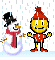 Bonhomme de neige smileys et emoticones